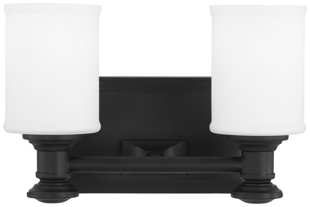 Minka-Lavery Harbour Point 5172-66A Bath Vanity Light 12 in. wide - Coal