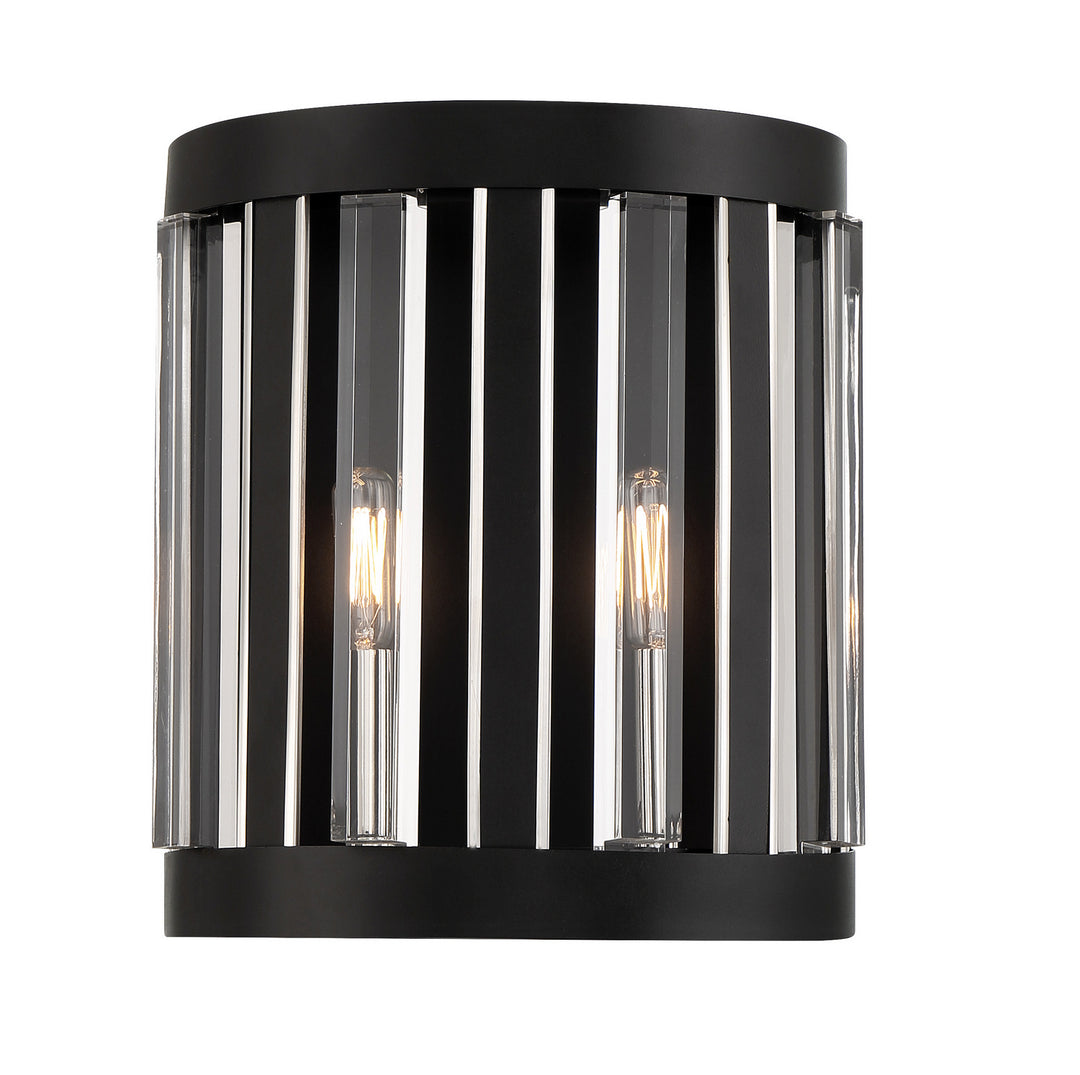 Minka-Lavery Majestic Splendor 5498-729 Wall Light - Sand Coal And Polished Nickel
