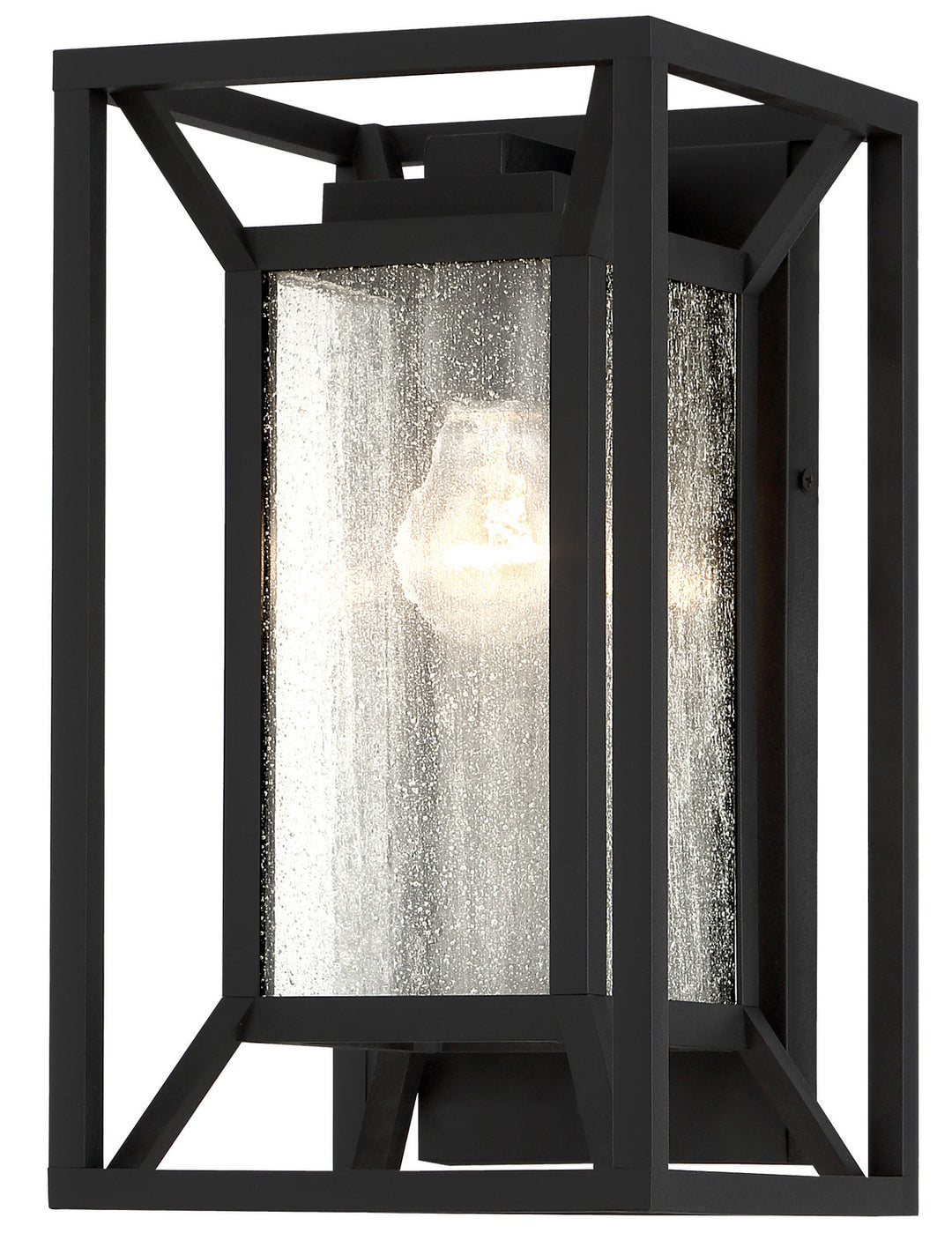 Minka-Lavery Lighting 71265-66 Harbor View One Light Outdoor Wall Mount Outdoor Black