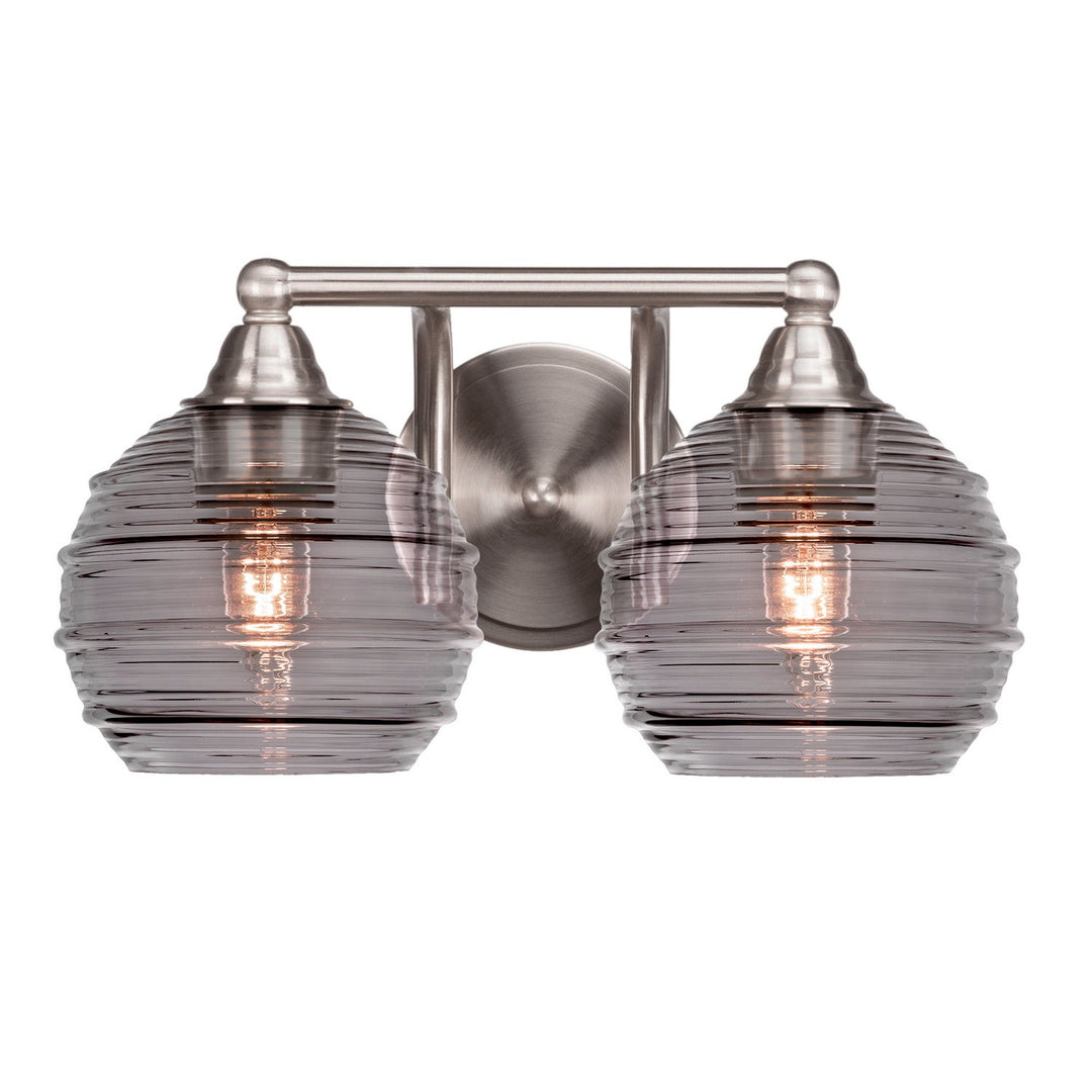 Toltec Paramount 3422-bn-5112 Bath Vanity Light 15 in. wide - Brushed Nickel