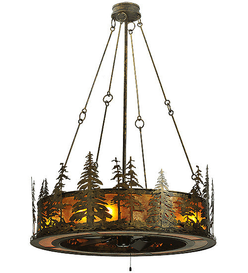 Meyda Tiffany Tall Pines 115859 Pendant Light - Antique Bronze/Am