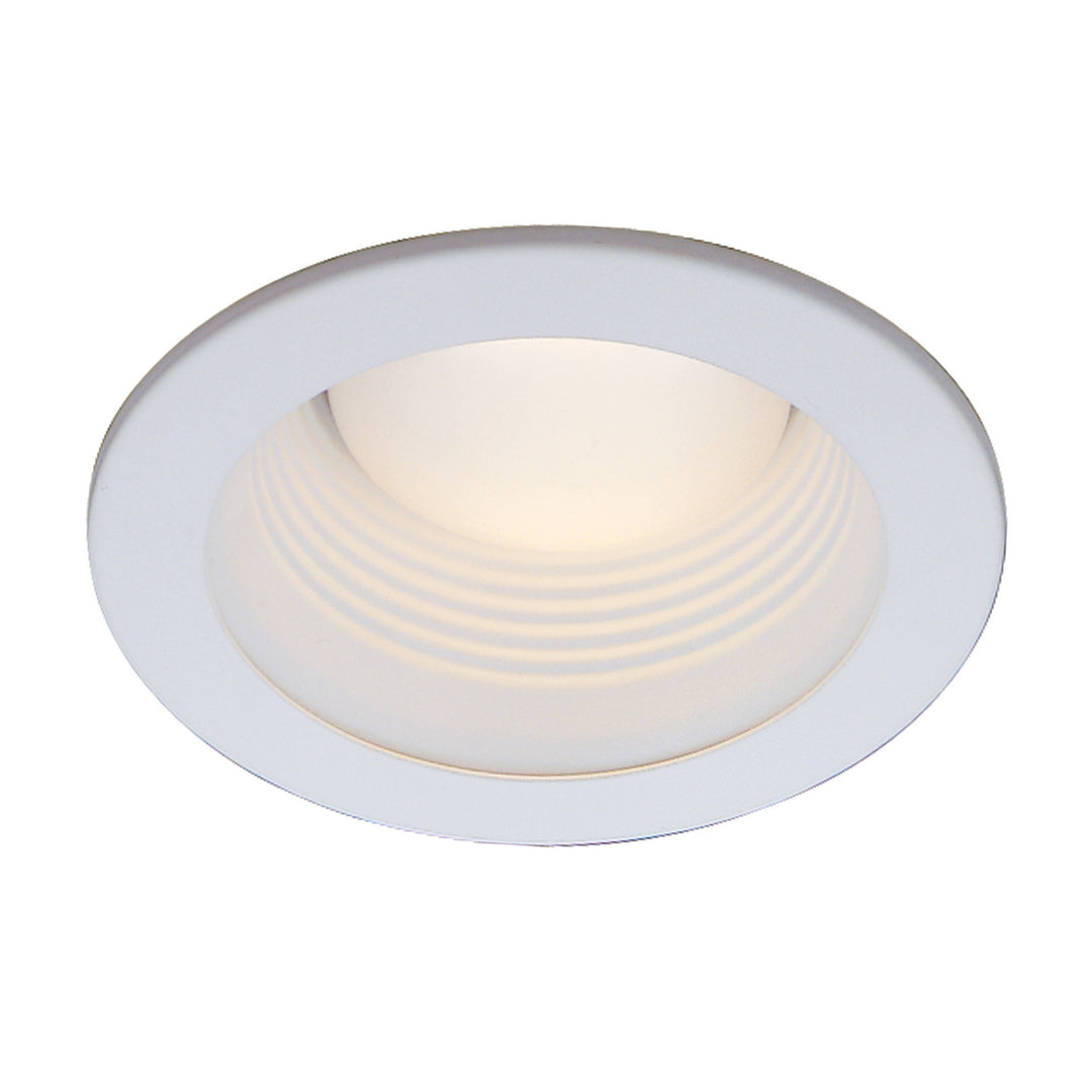 Designers Fountain EVRT201LWH Incandescent Recess 4`` Baffle Trim Recessed Light White