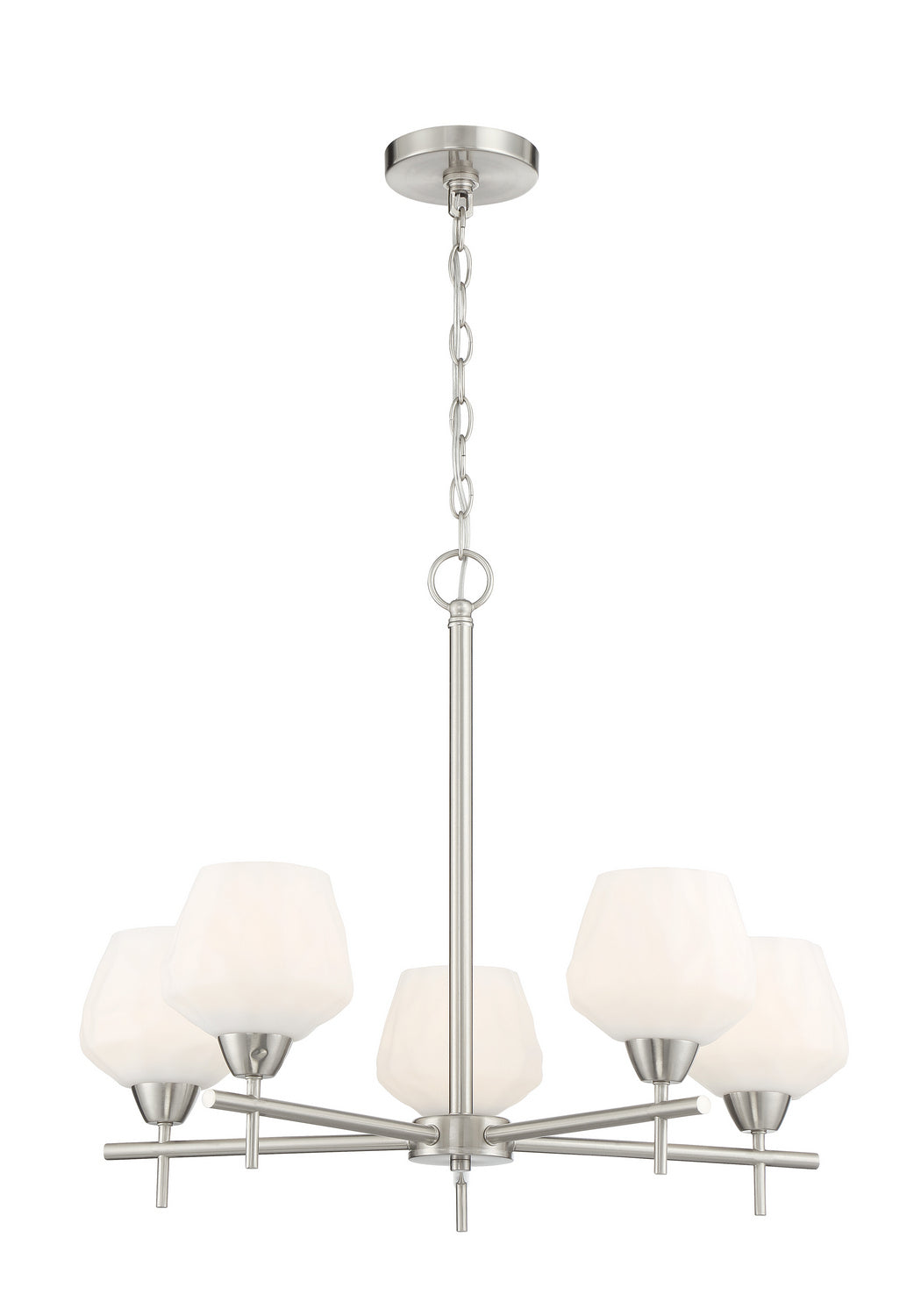 Minka-Lavery Camrin 2175-84 Chandelier Light - Brushed Nickel