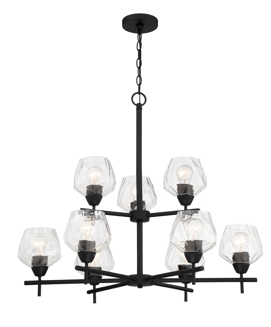 Minka-Lavery Camrin 2179-66A Chandelier Light - Coal