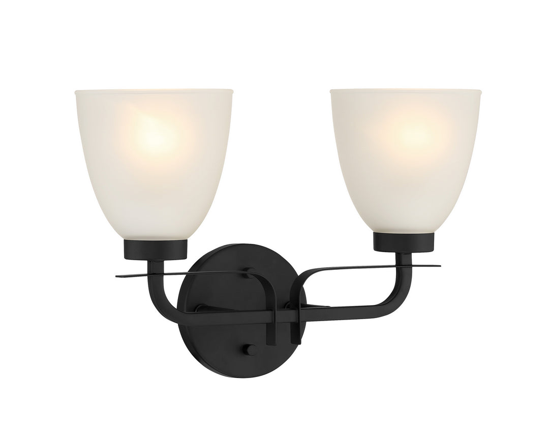 Minka-Lavery Kaitlen 2882-66A Bath Vanity Light 16 in. wide - Coal