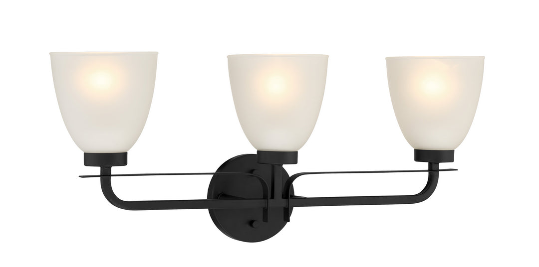 Minka-Lavery Kaitlen 2883-66A Bath Vanity Light 25 in. wide - Coal