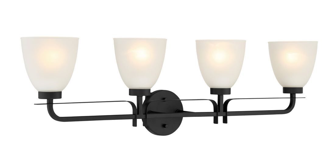 Minka-Lavery Kaitlen 2884-66A Bath Vanity Light 35 in. wide - Coal