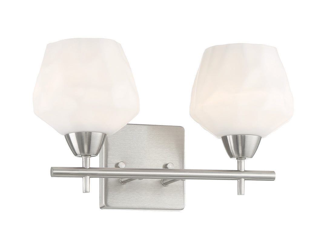 Minka-Lavery Camrin 3172-84 Bath Vanity Light 14 in. wide - Brushed Nickel