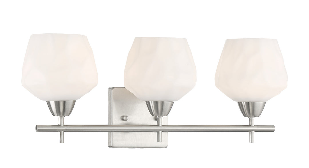 Minka-Lavery Camrin 3173-84 Bath Vanity Light 21 in. wide - Brushed Nickel