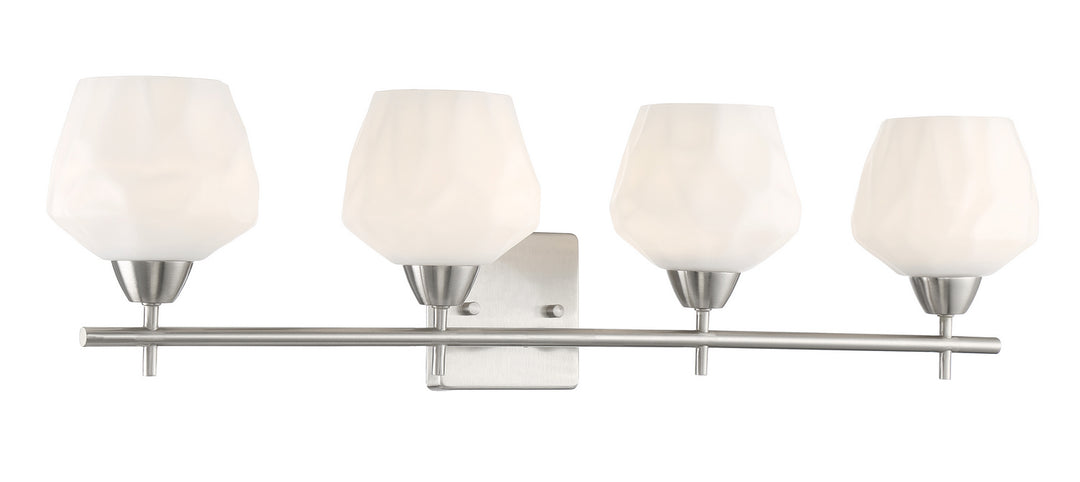 Minka-Lavery Camrin 3174-84 Bath Vanity Light 31 in. wide - Brushed Nickel