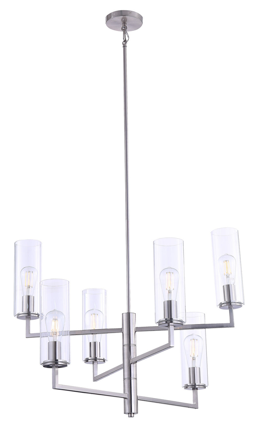 Minka-Lavery Acacia 4046-84 Chandelier Light - Brushed Nickel