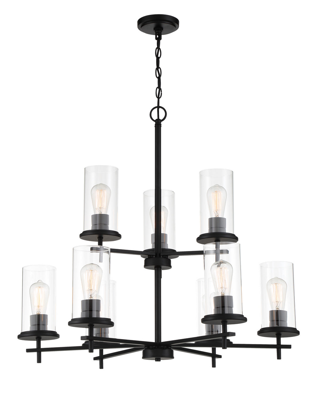 Minka-Lavery Haisley 4099-66A Chandelier Light - Coal