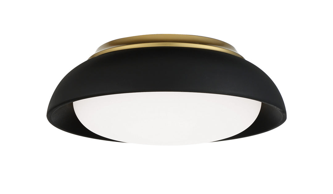 Minka-Lavery 718-661-L Ceiling Light - Coal W/Honey Gold Highlight