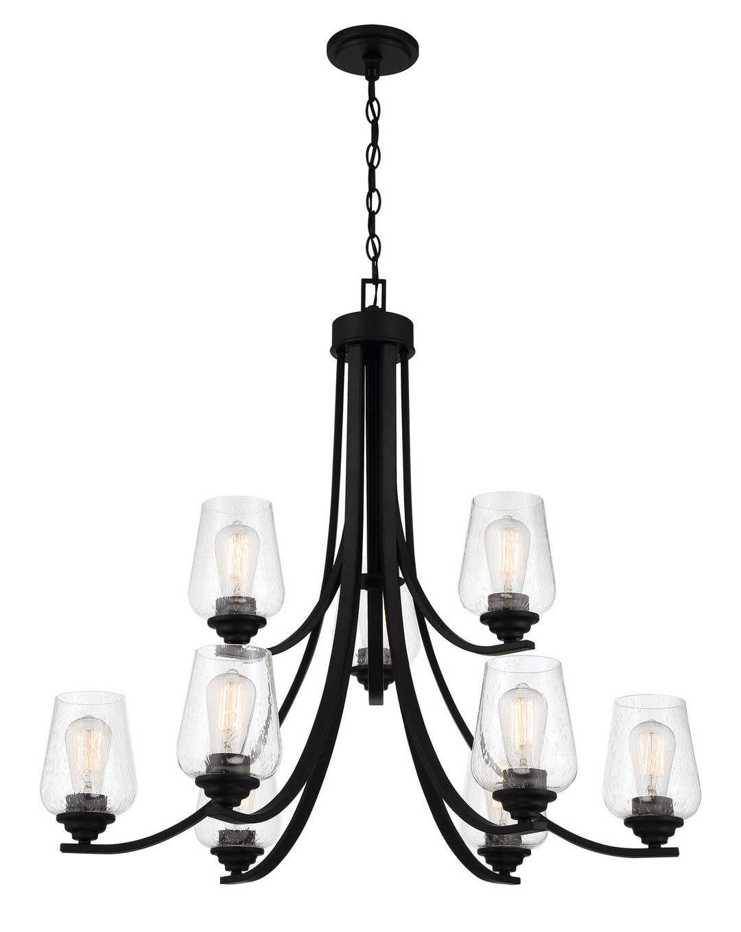 Minka-Lavery Shyloh 4929-66A Chandelier Light - Coal