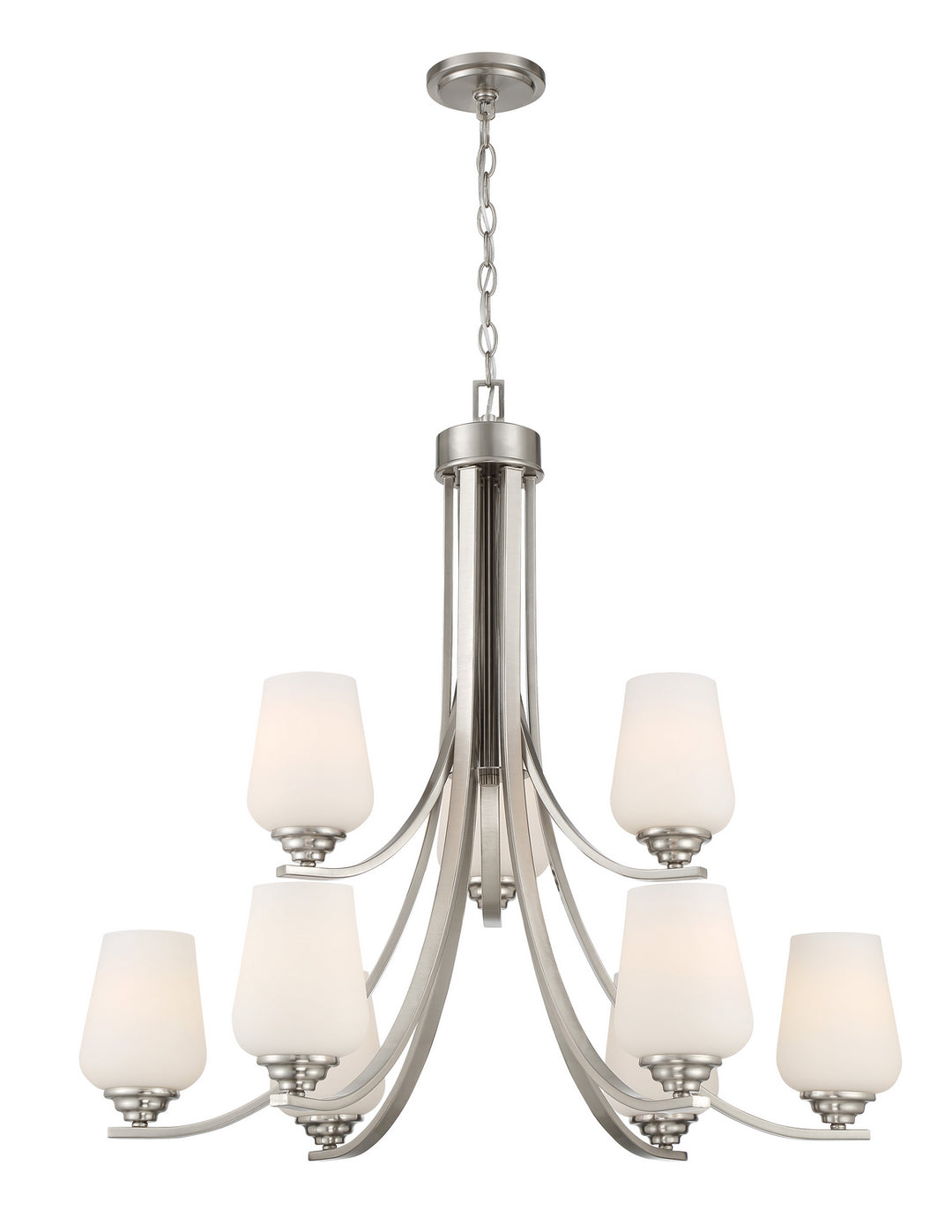 Minka-Lavery Shyloh 4929-84 Chandelier Light - Brushed Nickel