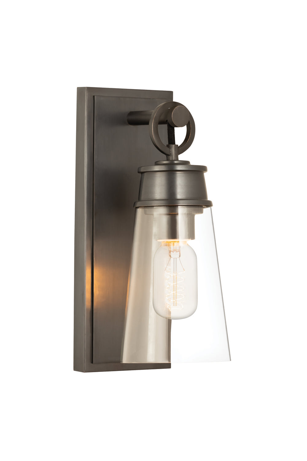 Z-Lite Wentworth 2300-1SS-BP Wall Sconce Light - Plated Bronze