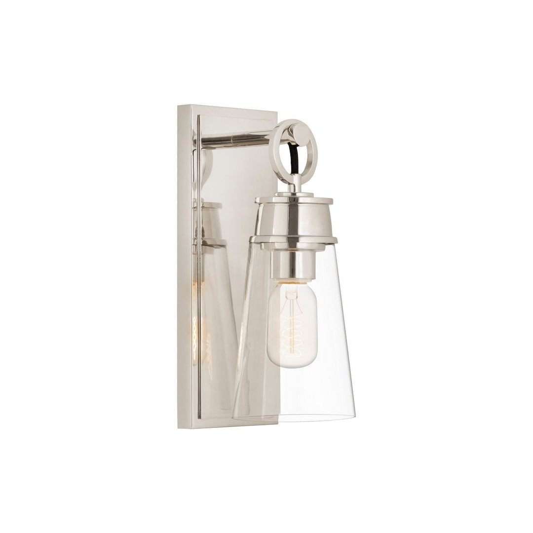 Z-Lite Wentworth 2300-1SS-PN Wall Sconce Light - Polished Nickel