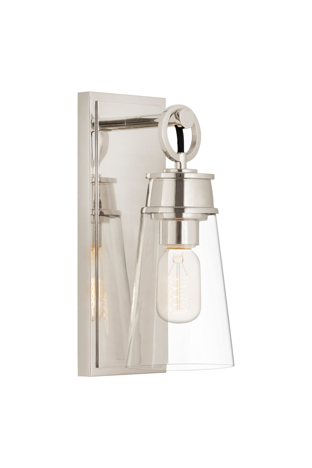 Z-Lite Wentworth 2300-1SS-PN Wall Sconce Light - Polished Nickel