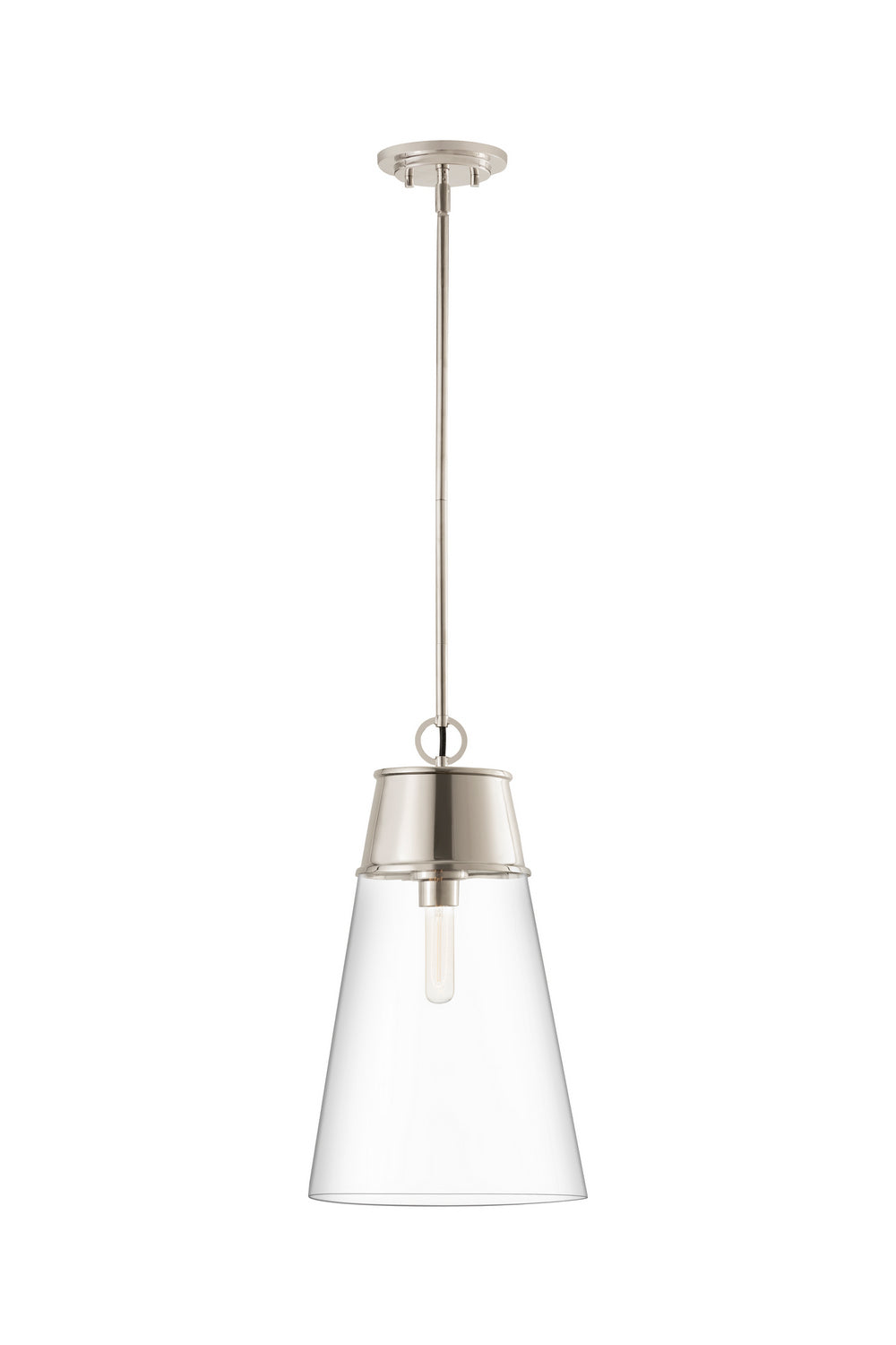 Z-Lite Wentworth 2300P12-PN Pendant Light - Polished Nickel