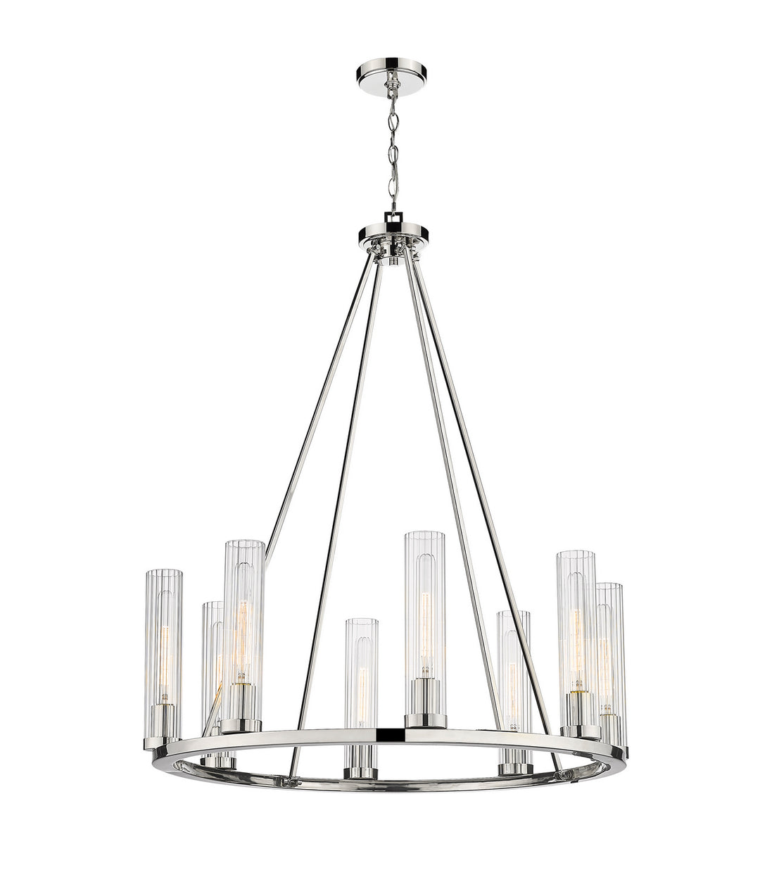 Z-Lite Beau 3031-8PN Chandelier Light - Polished Nickel