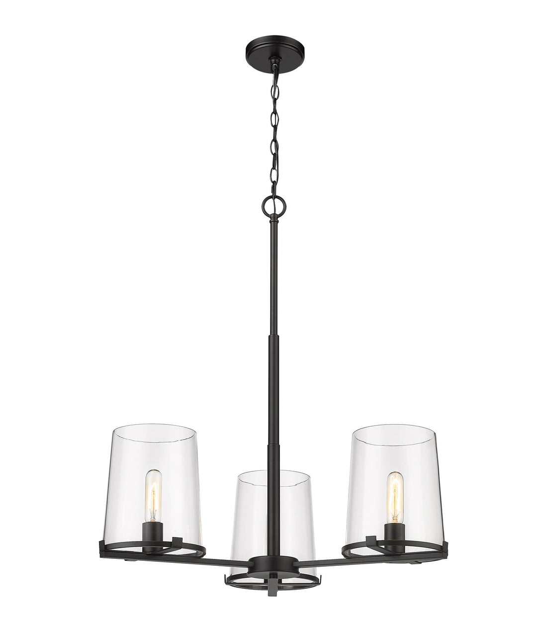 Z-Lite Callista 3032-3MB Chandelier Light - Matte Black