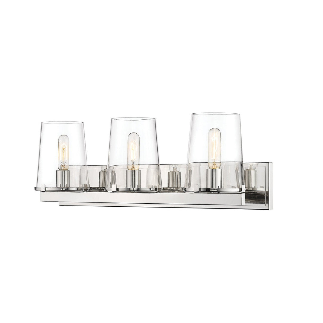 Z-Lite Callista 3032-3V-PN Bath Vanity Light 28 in. wide - Polished Nickel