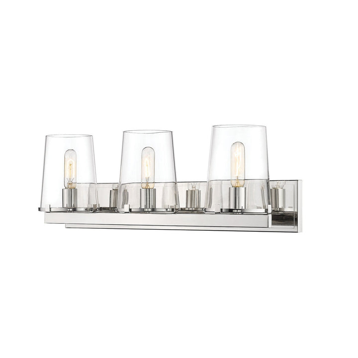 Z-Lite Callista 3032-3V-PN Bath Vanity Light 28 in. wide - Polished Nickel