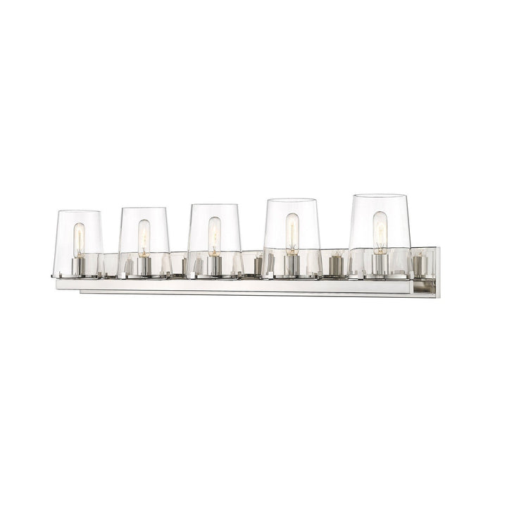 Z-Lite Callista 3032-5V-PN Bath Vanity Light 47 in. wide - Polished Nickel