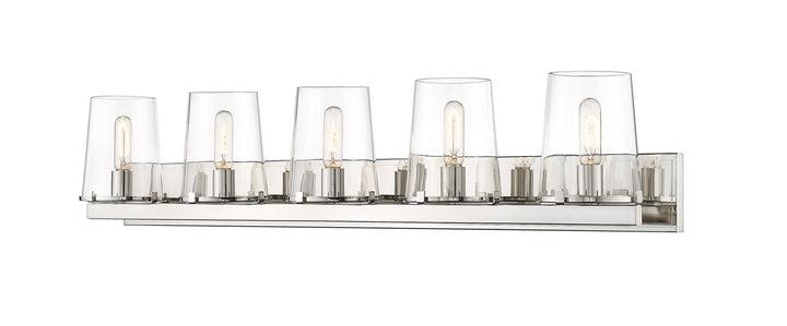 Z-Lite Callista 3032-5V-PN Bath Vanity Light 47 in. wide - Polished Nickel