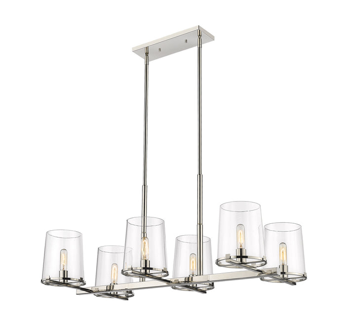Z-Lite Callista 3032-6L-PN Pendant Light - Polished Nickel