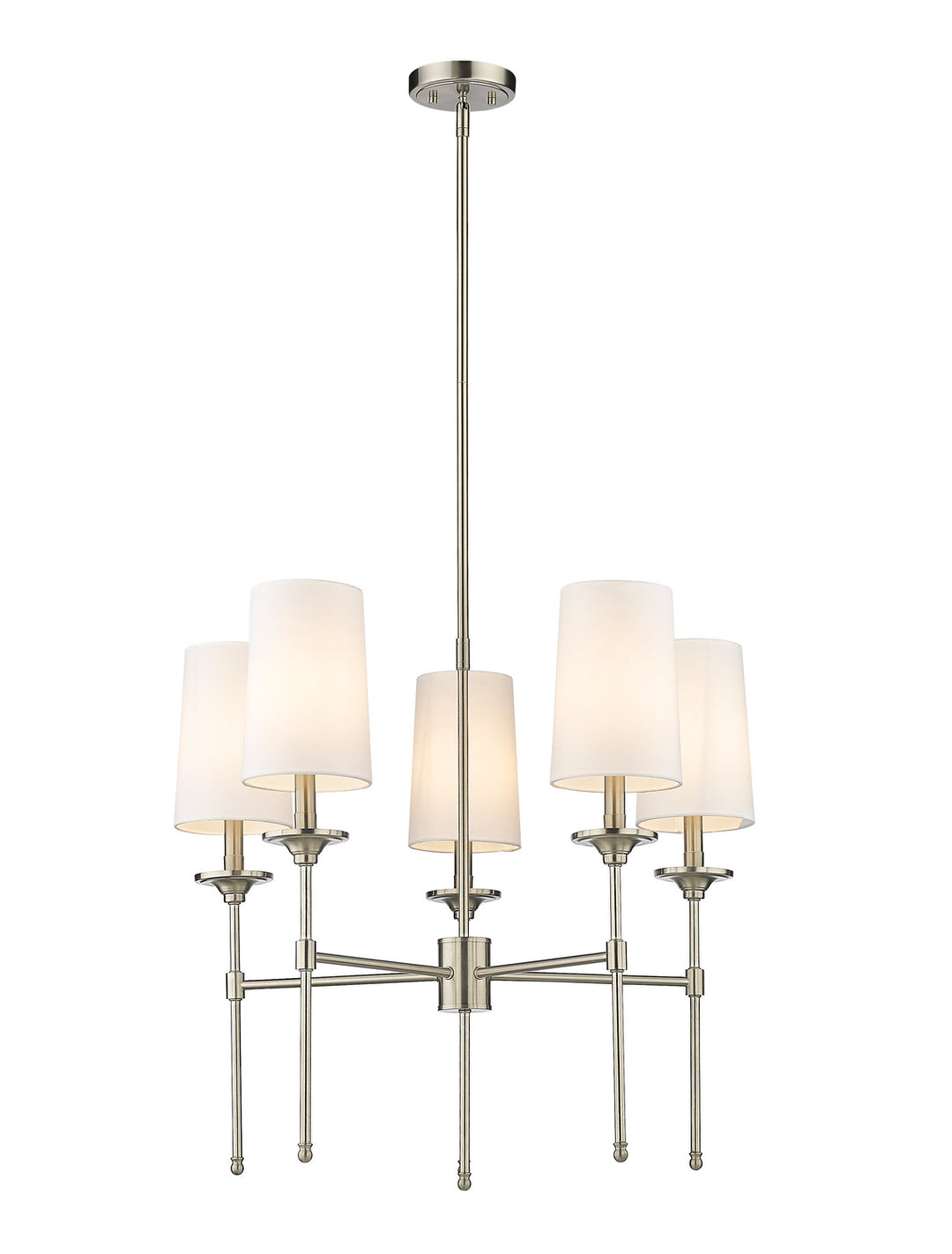 Z-Lite Emily 3033-5BN Chandelier Light - Brushed Nickel
