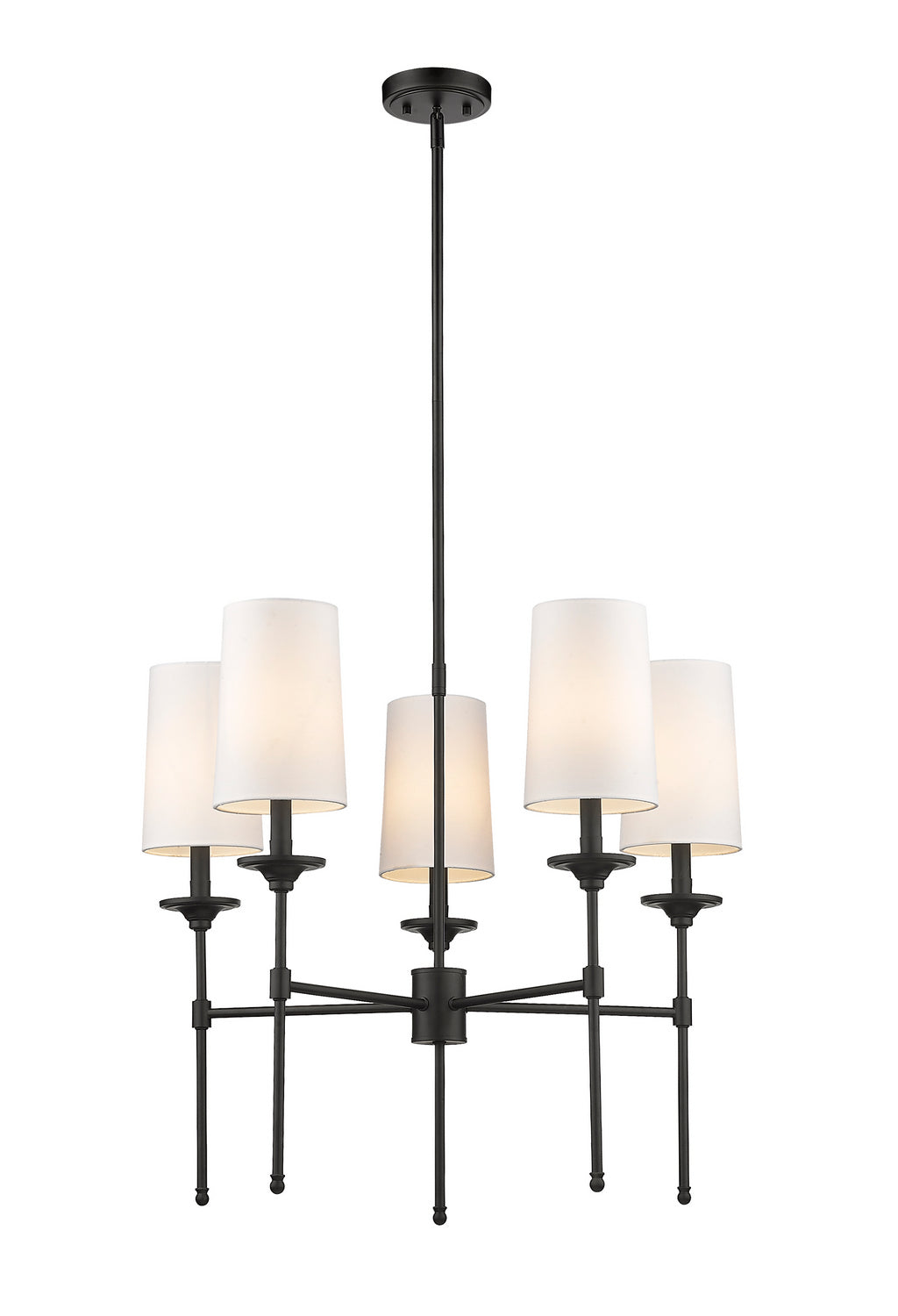 Z-Lite Emily 3033-5MB Chandelier Light - Matte Black