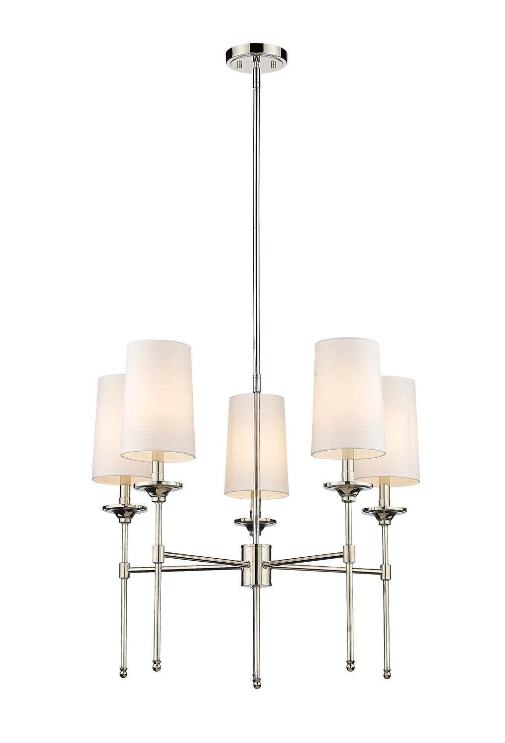 Z-Lite Emily 3033-5PN Chandelier Light - Polished Nickel