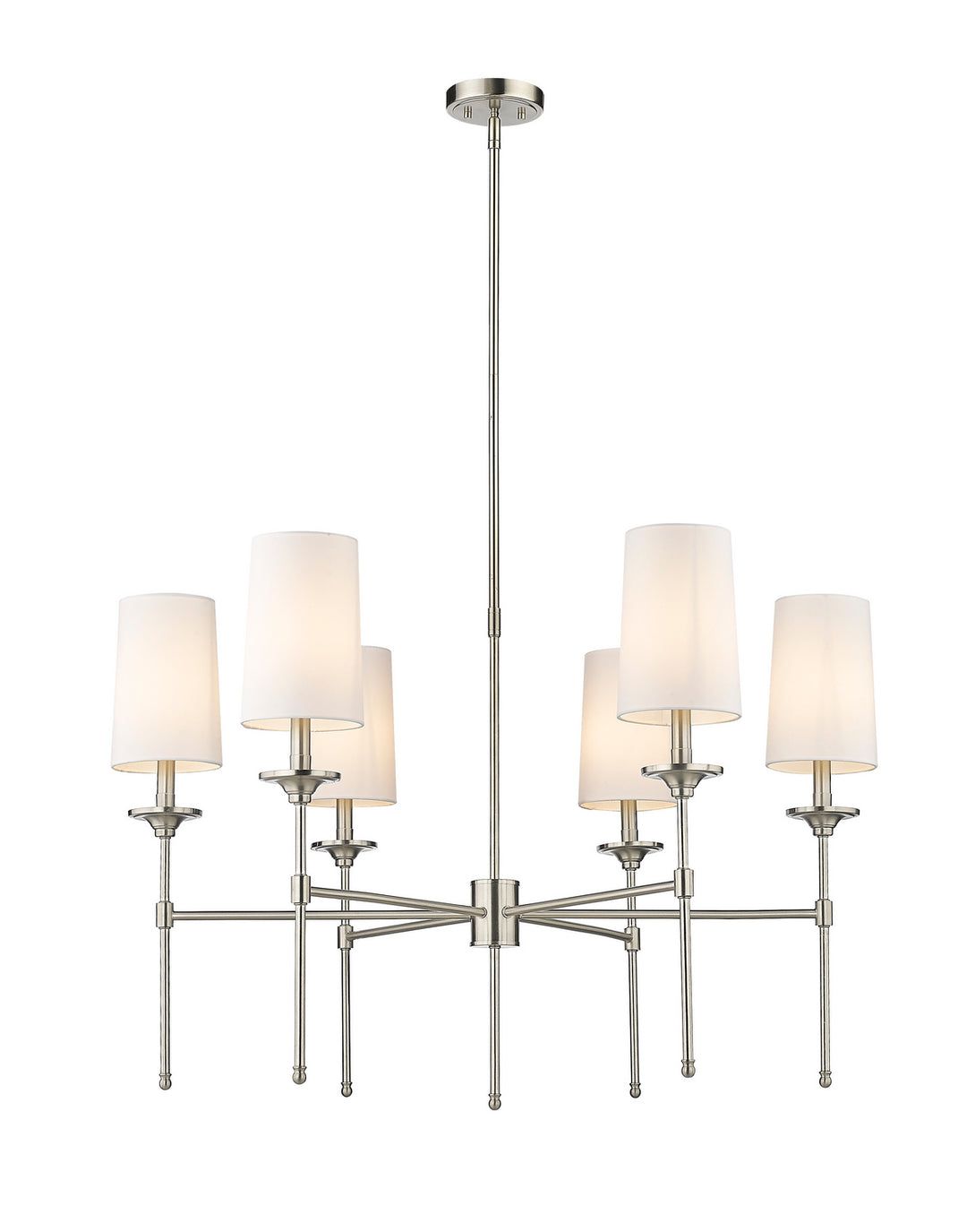 Z-Lite Emily 3033-6BN Chandelier Light - Brushed Nickel