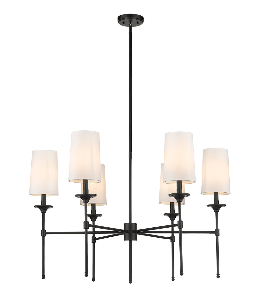 Z-Lite Emily 3033-6MB Chandelier Light - Matte Black