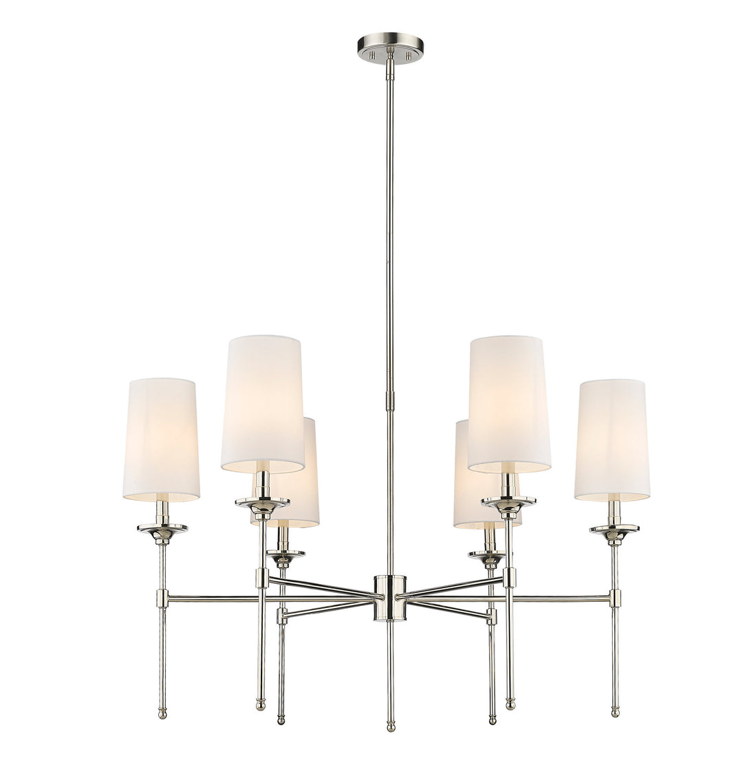 Z-Lite Emily 3033-6PN Chandelier Light - Polished Nickel