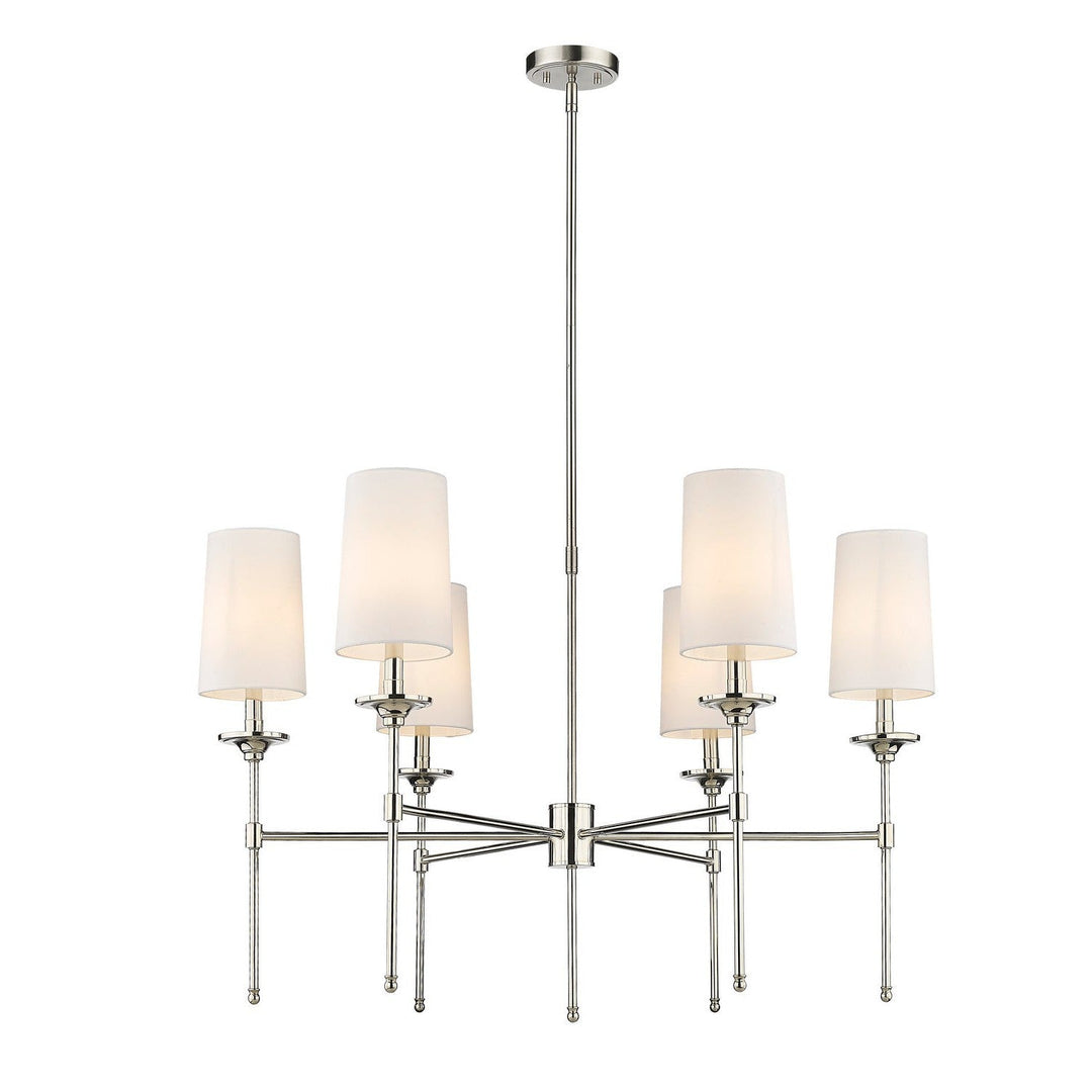 Z-Lite Emily 3033-6PN Chandelier Light - Polished Nickel