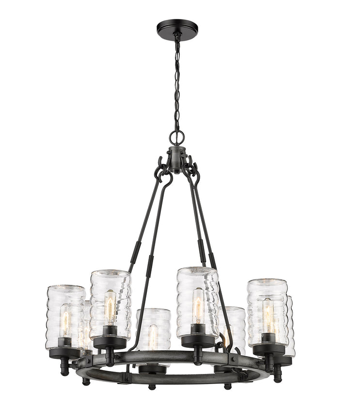 Z-Lite Tahoe 588-8ABB Chandelier Light - Ashen Barnboard