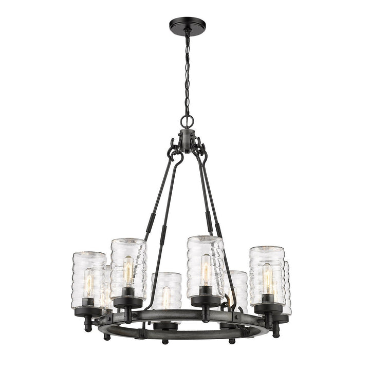 Z-Lite Tahoe 588-8ABB Chandelier Light - Ashen Barnboard