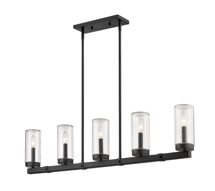 Z-Lite Marlow 589-5L-BK Pendant Light - Matte Black