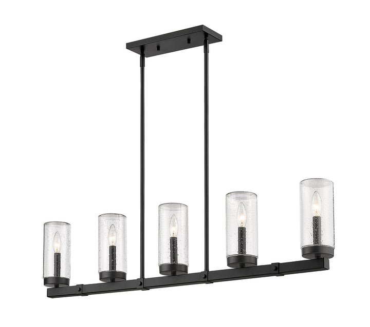 Z-Lite Marlow 589-5L-BK Pendant Light - Matte Black