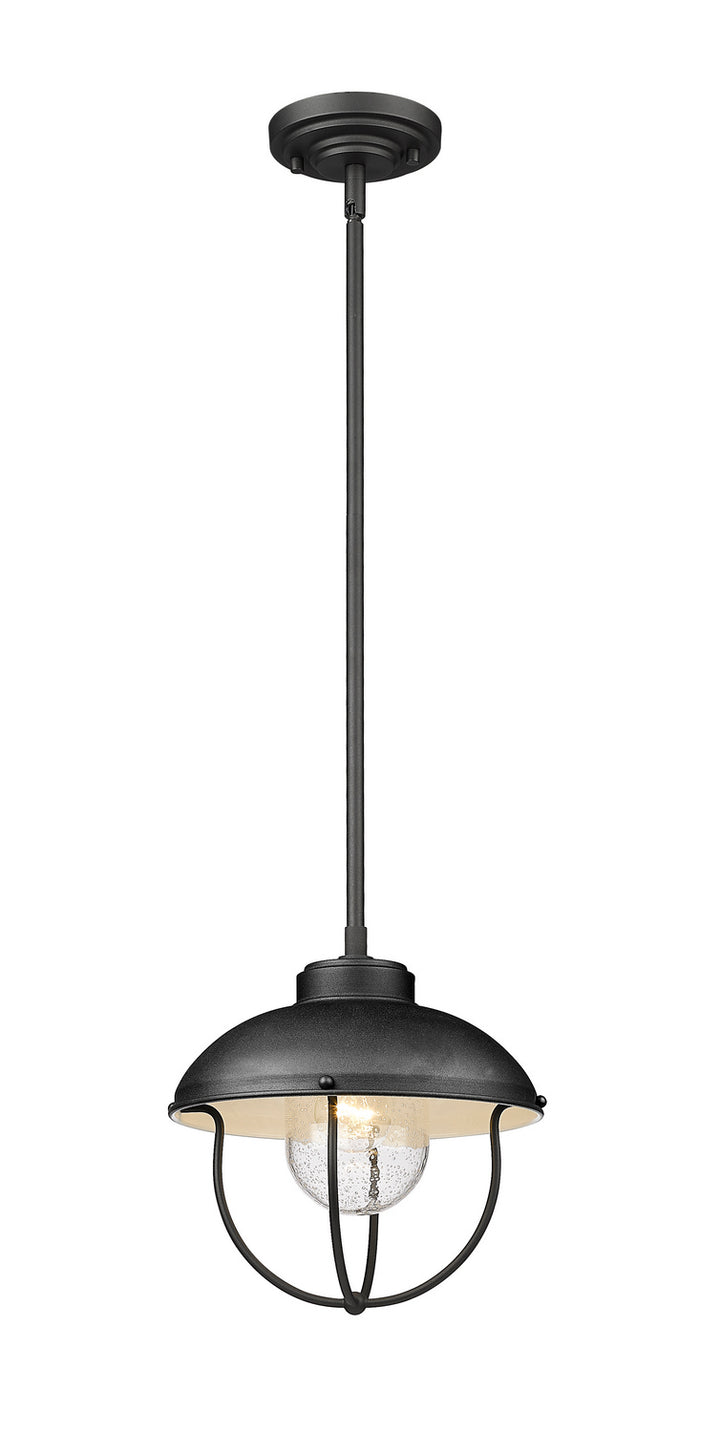 Z-Lite Lighting 590P-BK  Ansel Outdoor Black