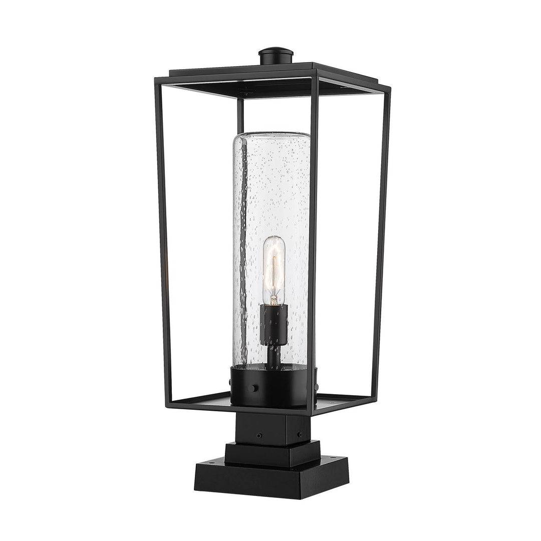 Z-Lite Lighting 594PHBS-SQPM-BK  Sheridan Outdoor Black