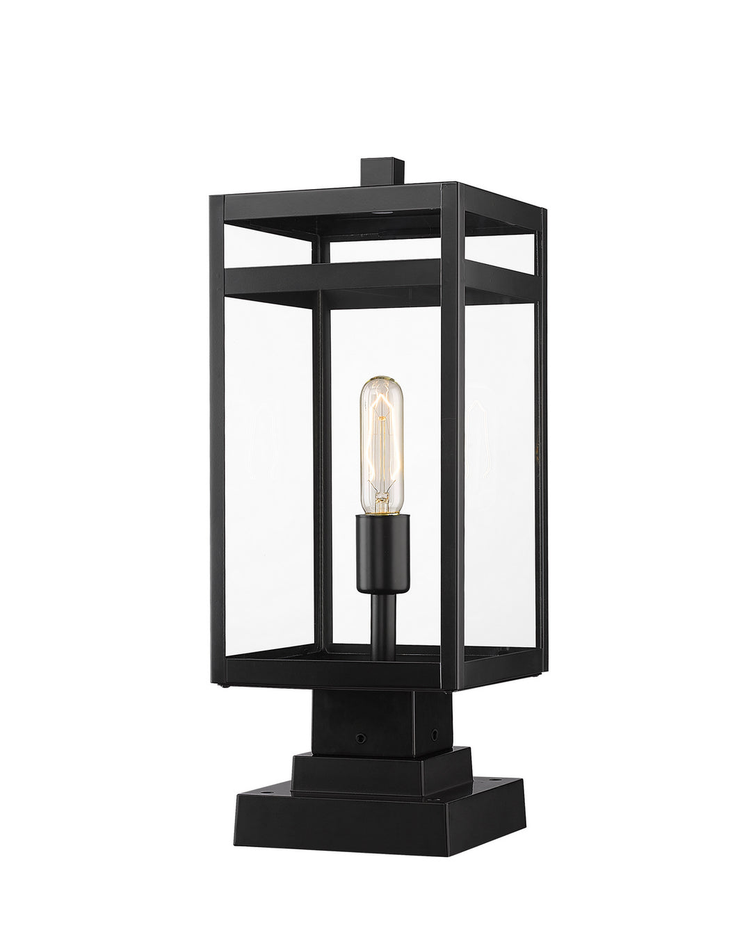 Z-Lite Lighting 596PHMS-SQPM-BK  Nuri Outdoor Black