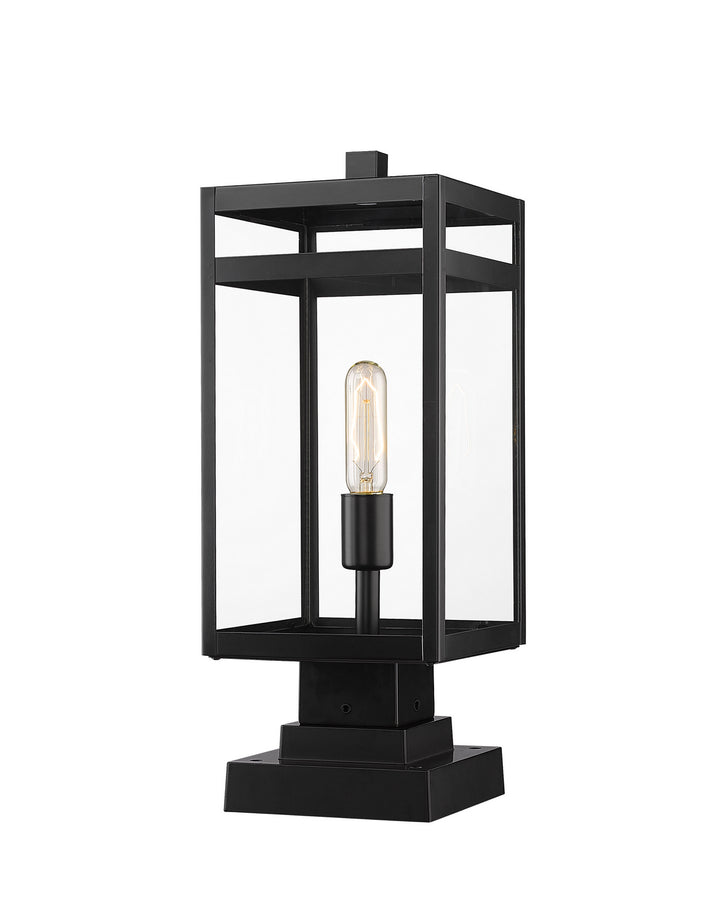 Z-Lite Lighting 596PHMS-SQPM-BK  Nuri Outdoor Black