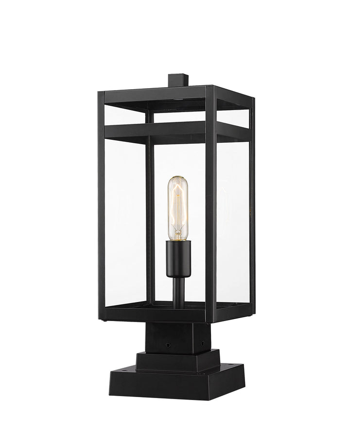 Z-Lite Lighting 596PHMS-SQPM-BK  Nuri Outdoor Black