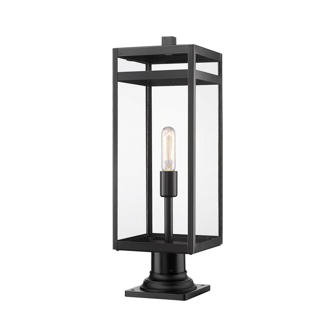 Z-Lite Lighting 596PHBR-533PM-BK  Nuri Outdoor Black