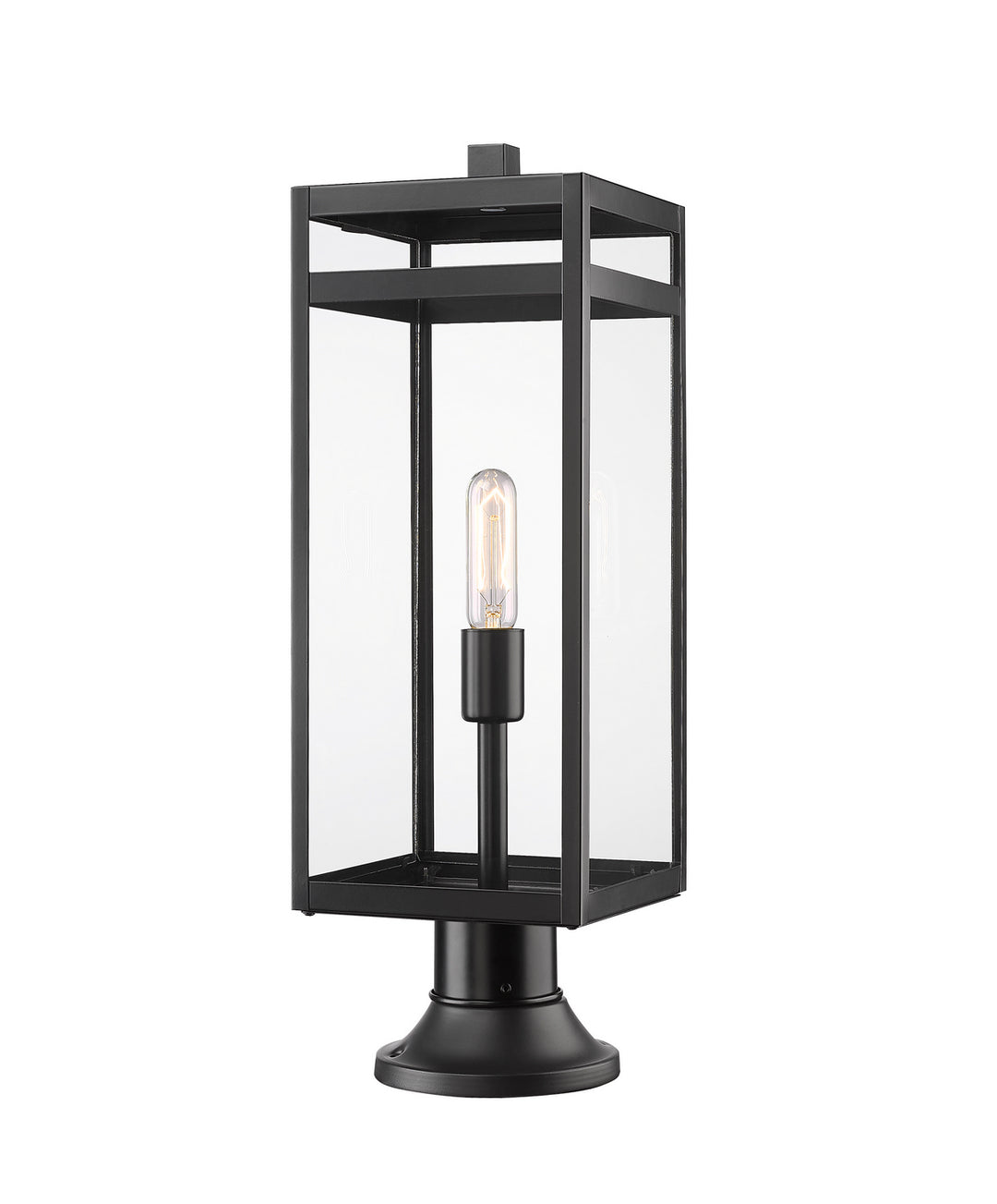 Z-Lite Lighting 596PHBR-553PM-BK  Nuri Outdoor Black