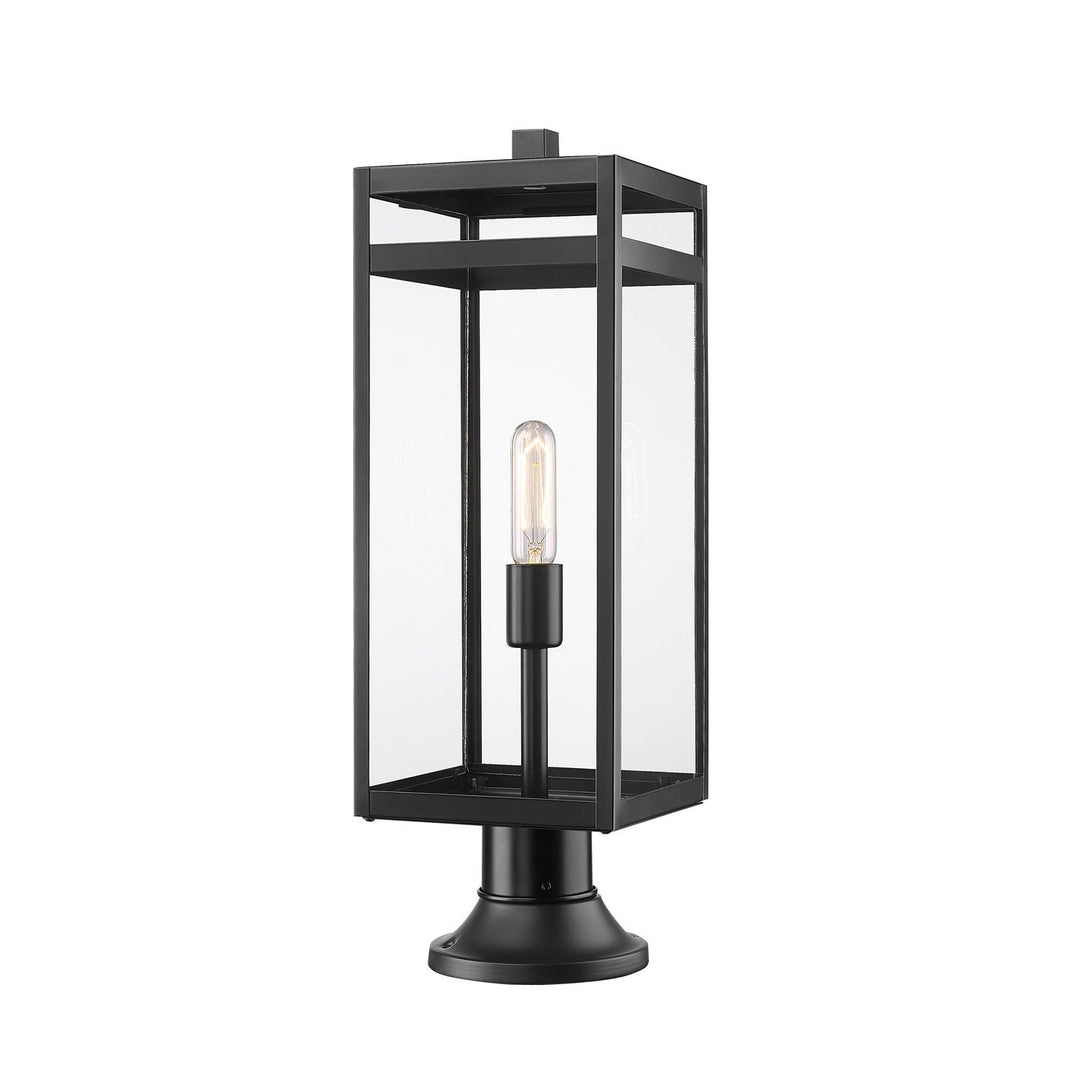 Z-Lite Lighting 596PHBR-553PM-BK  Nuri Outdoor Black