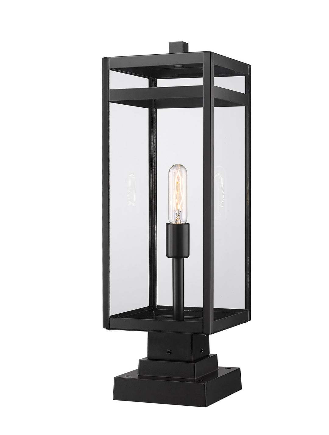 Z-Lite Lighting 596PHBS-SQPM-BK  Nuri Outdoor Black
